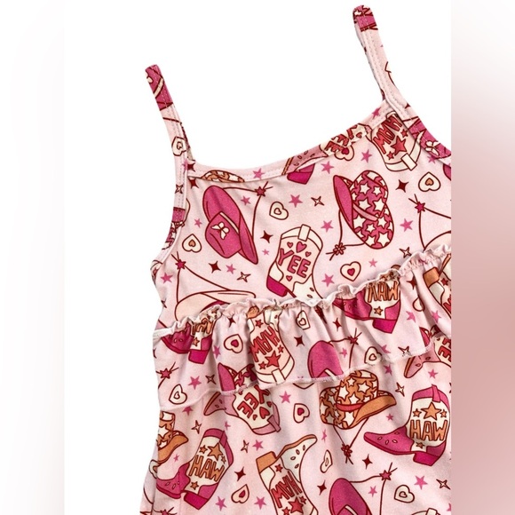 Little Eyes Boot Scootin' Cutie Bamboo Top & Flared Pants Set - Picture 7 of 8